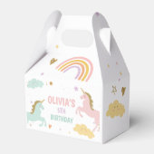 Ballotins Unicorn Magical Rainbow Celebration Fille Annivers (Verso)