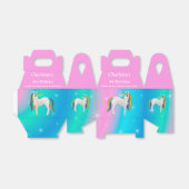 Ballotins Unicorne arc-en-ciel magique avec étoiles étincela (Déplié)