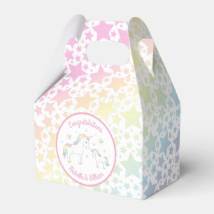 Ballotins Unicorne Baby shower Pastel Rainbow
