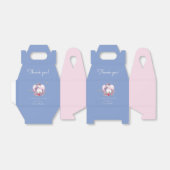 Ballotins Unicorne florale lunaire bleu Anniversaire (Déplié)