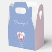 Ballotins Unicorne florale lunaire bleu Anniversaire (Ouvert)