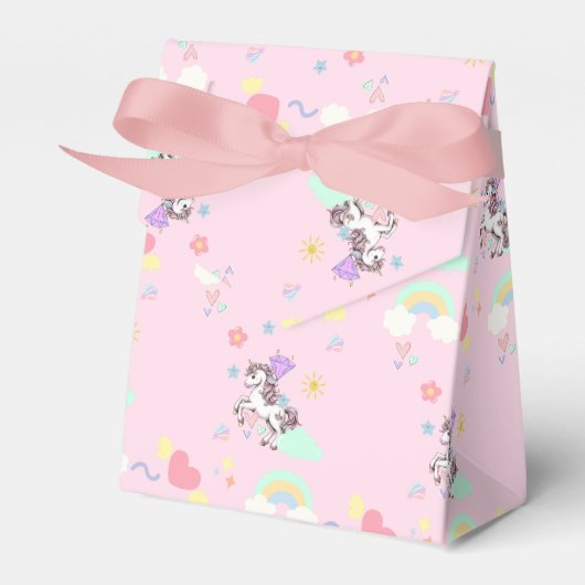 Ballotins Unicorne rose magique princesse fille d'anniversai (Verso)