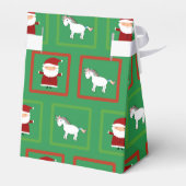Ballotins Unicornes vertes santa claus motif (Arrière)