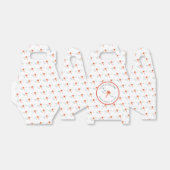 Ballotins Unique mariage Favor Boxes Aquarelle Dragonfly (Déplié)