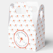 Ballotins Unique mariage Favor Boxes Aquarelle Dragonfly (Ouvert)