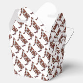 Ballotins Vache Brown et blanche Silhouette (Ouvert)