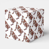 Ballotins Vache Brown et blanche Silhouette (Arrière)