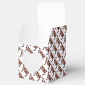 Ballotins Vache Brown et blanche Silhouette (Ouvert)