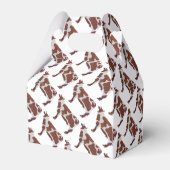 Ballotins Vache Brown et blanche Silhouette (Arrière)