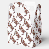 Ballotins Vache Brown et blanche Silhouette (Ouvert)