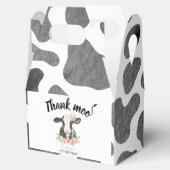 Ballotins Vache florale rose Anniversaire avec vache Impress (Ouvert)