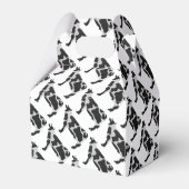 Ballotins Vache Noir et Blanc Silhouette (Arrière)