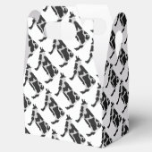 Ballotins Vache Noir et Blanc Silhouette (Ouvert)