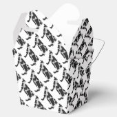 Ballotins Vache Noir et Blanc Silhouette (Ouvert)