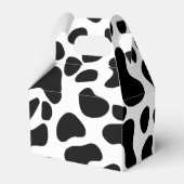 Ballotins Vache noire et blanche Imprimer Anniversaire (Arrière)