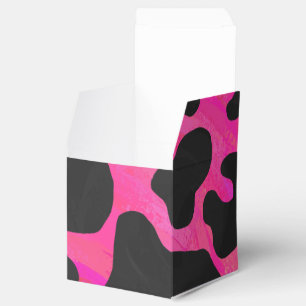 Ballotins Vache rose chaud et noir
