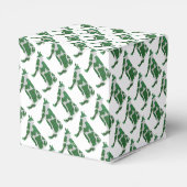 Ballotins Vache Silhouette verte et blanche (Arrière)