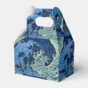 Ballotins Vague féminine de Hokusai Ocean vintage