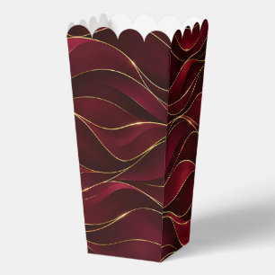 Ballotins Vagues de marbre rouge de Bourgogne élégantes avec