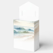 Ballotins Vagues de plage à l'aquarelle Mariage rustique côt (Ouvert)