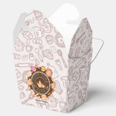 Ballotins Vaisselle mignonne marron (Ouvert)