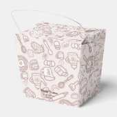 Ballotins Vaisselle mignonne marron (Arrière)