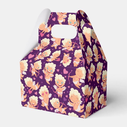 Ballotins Valentine Cupid Love Favor Box (Verso)