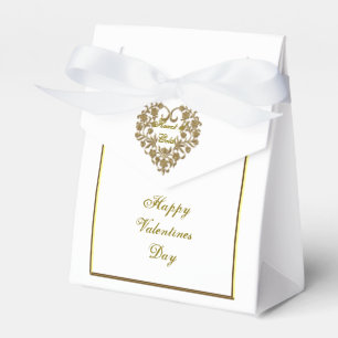 Ballotins Valentine en paillettes d'or