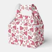 Ballotins Valentine Motif de cookies cardiaques (Arrière)