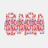 Ballotins Valentine Retro Love Hugs Motif (Déplié)