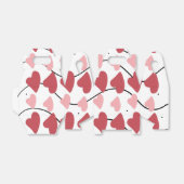 Ballotins Valentines Coeurs Doodles Dots Motif (Déplié)