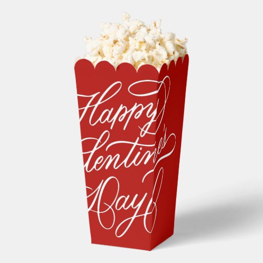 Ballotins Valentines Day Elegant Calligraphy Red (Sauté)