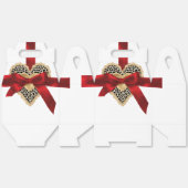 Ballotins Valentines Empreinte de léopard Heart Red Ribbon b (Déplié)