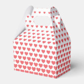 Ballotins Valentines Motif en forme de coeur rouge (Arrière)