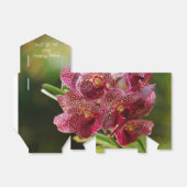 Ballotins Vanda Orchid Cluster Tente d'anniversaire (Déplié)