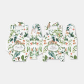 Ballotins Végétation Bois Animaux Baby shower Merci (Déplié)