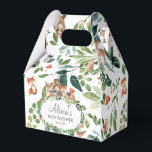 Ballotins Végétation Bois Animaux Baby shower Merci<br><div class="desc">Personnalisez ce ballotin d'animaux de bois de verdure avec vos détails facilement et rapidement, appuyez simplement sur le bouton customiser pour réorganiser et formater le style et le placement du texte. Changez la couleur arrière - plan à n'importe quelle couleur ! Objets correspondants disponibles en magasin ! c) Le Happy...</div>