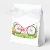 Ballotins Vélo de printemps avec fleurs et oiseaux (Verso)