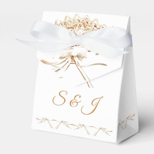 Ballotins Ventilateur victorien monogramme (Verso)