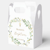 Ballotins verdure couronne Baptême (Ouvert)