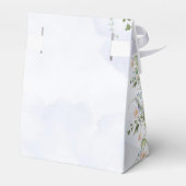 Ballotins Verdure Dusty Blue Aquarelle Fleur sauvage Mariage (Arrière)