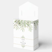 Ballotins Verdure Élégance Moderne Remerciements Mariage (Ouvert)