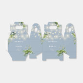 Ballotins Verdure Floral String Lumières Dusty Blue Mariage (Déplié)