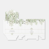 Ballotins Verdure Moderne Élégant Merci Mariage (Déplié)