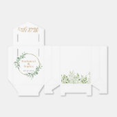 Ballotins Verdure or Aquarelle Eucalyptus Mariage (Déplié)