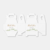 Ballotins Verdure or Merci Ballotin d'aquarelle (Déplié)