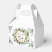 Ballotins Verdure rustique Baby shower botanique 1er anniver (Arrière)
