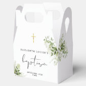 Ballotins Verdure rustique Feuilles Élégant Baptême (Ouvert)