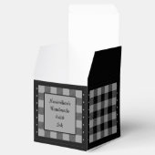 Ballotins Vérification de Buffalo - Gris et Noir - Classique (Ouvert)