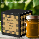 Ballotins Vérification de Buffalo - Or et Noir - Classique<br><div class="desc">Boîte de faveur de vérification de buffalo en or caramel classique et noir. Le texte des deux côtés de la boîte est personnalisable. Si vous utilisez le bouton / outil 'modifier le design', vous pouvez également ajouter vos propres images / photos. D'autres coloris disponibles. Voir la collection de toutes les...</div>